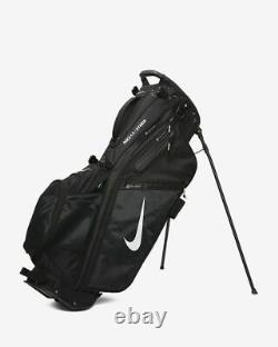 Nike Air Hybrid Carry Stand Cart Golf Bag 14 Way Divider Black/White N1000585