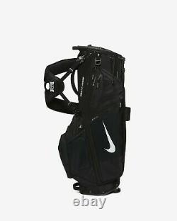 Nike Air Hybrid Carry Stand Cart Golf Bag 14 Way Divider Black/White N1000585