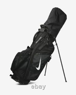 Nike Air Hybrid Carry Stand Cart Golf Bag 14 Way Divider Black/White N1000585