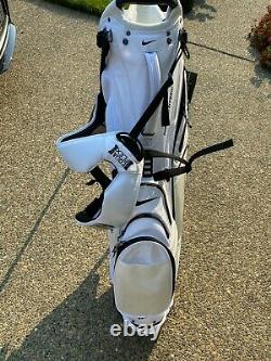 Nike Air Hybrid Golf Bag White Stand 14 Club Divider Backpack Cart Caddie