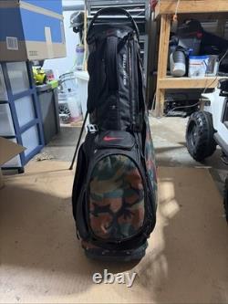 Nike Air Hybrid Golf Stand Bag Camo Black, Volt 14-Way Divider And Rain Cover