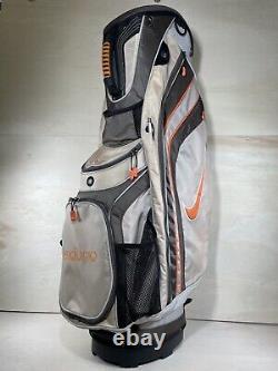 Nike Cart Golf Bag with 14-way Dividers With Rain Cover Beige Orange Black Enduro