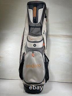 Nike Cart Golf Bag with 14-way Dividers With Rain Cover Beige Orange Black Enduro