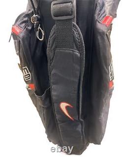 Nike E9 Golf Club Cart Bag Black / Red / Grey Multicolor 14 Way Club Dividers