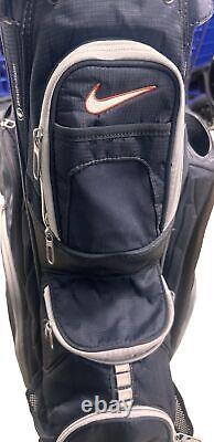 Nike E9 Golf Club Cart Bag Black / Red / Grey Multicolor 14 Way Club Dividers