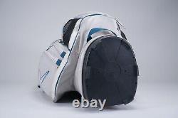 Nike Golf 14-way Divider Golf Cart Bag, White, Cream / Blue