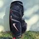 Nike Golf Cart Bag M9 Black/red 14-way Divider & Cooler & 9 Pockets Rare Color