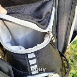 Nike Golf Cart Bag M9 Black/Red 14-Way Divider & Cooler & 9 Pockets Rare Color