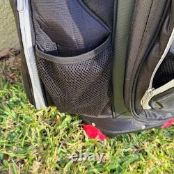 Nike Golf Cart Bag M9 Black/Red 14-Way Divider & Cooler & 9 Pockets Rare Color
