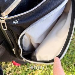 Nike Golf Cart Bag M9 Black/Red 14-Way Divider & Cooler & 9 Pockets Rare Color