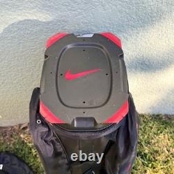 Nike Golf Cart Bag M9 Black/Red 14-Way Divider & Cooler & 9 Pockets Rare Color
