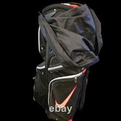 Nike Golf Cart Bag M9 Cart II Black Red 14-Way Divider Unisex With Tags