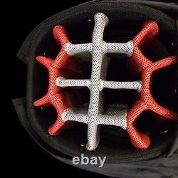Nike Golf Cart Bag M9 Cart II Black Red 14-Way Divider Unisex With Tags