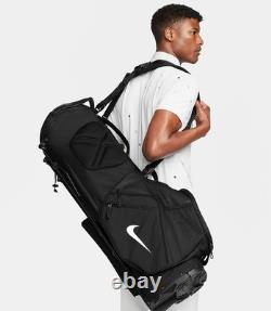 Nike Golf Stand Carry Bag Air Hybrid Black White Dual Shoulder Harness