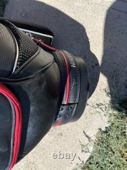 Nike Golf Tour Staff Bag Black/Red VR Swoosh Premium Cart Bag