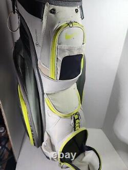 Nike Performance 14 Way Divider Golf Cart Bag Black/Gray Ultra Lite H2O Cooler