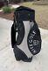 Nike Performance Cart Bag Black Gray 5-way Divide Single Strap With Rain Cover