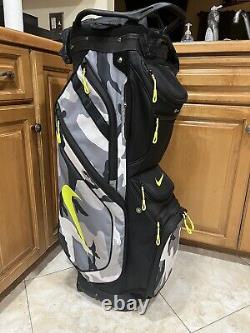 Nike Performance Cart Bag Camo Preowned Good Condition Few Small Stains 4 Rounds