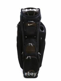 Nike Performance Cart Golf Bag 14 Way Divider Black Rain Hood Included