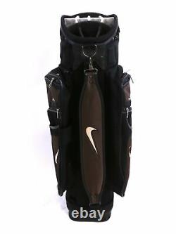 Nike Performance Cart Golf Bag 14 Way Divider Black Rain Hood Included