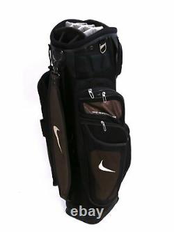 Nike Performance Cart Golf Bag 14 Way Divider Black Rain Hood Included