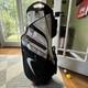 Nike Performance Cart Vintage Golf Bag Black / Red / White
