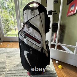 Nike Performance Cart Vintage Golf Bag Black / Red / White