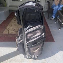Nike Performance Golf 14 Way Cart Caddy Golf Bag Multi Black H20 Resistant