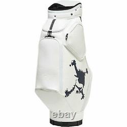 OAKLEY Golf Men's Caddy Bag 9.5 x 47 in 4.7kg WHITE DIGITAL SKULL 14.0 FOS900201
