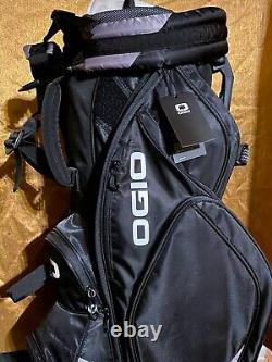 OGIO Cart Bag Golf Stand Bag 8 Way Bulleit Bourbon Embroidery