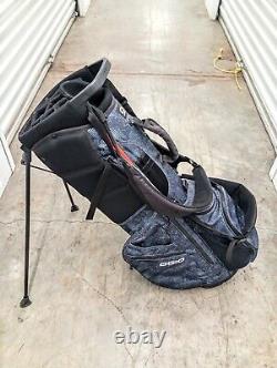 OGIO Convoy Stand Cart Golf Bag 14 Way 9 Pockets with Rain Cover Blue