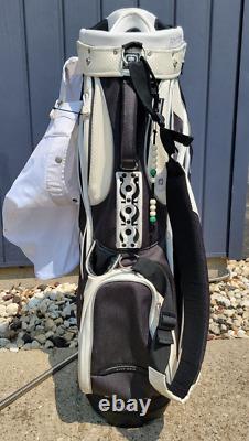 OGIO Cougar 15 Way Golf Cart Bag Black/White Uniter Management System