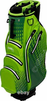 OUUL AQUA 100% Waterproof Trendy Cart Bag 14 way Divider in Green Brand New