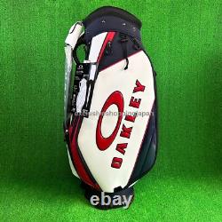 Oakley Golf Cart Bag 9.5 x 47in 5-way 18.0 2025 Padded Shoulder White Multi New