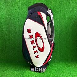 Oakley Golf Cart Bag 9.5 x 47in 5-way 18.0 2025 Padded Shoulder White Multi New