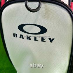 Oakley Golf Cart Bag 9.5 x 47in 5-way 18.0 2025 Padded Shoulder White Multi New