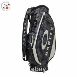 Oakley Golf Cart Bag 9.5 x 47inch 18.0 2025 Model 5-way Ellipse Logo Black/Gray