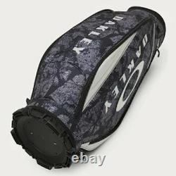 Oakley Golf Cart Bag 9.5 x 47inch 18.0 2025 Model 5-way Ellipse Logo Black/Gray
