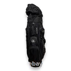 Ogio Golf Bag Unisex Black Silencer Cart Bag 15-Way Club Protection System READ