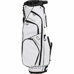 Ogio Golf Club Me Cart Bag White 14-way Top With 3 Handles Lightweight New 20221