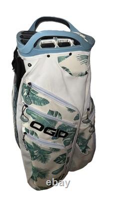 Ogio Golf Woode 15 Cart Bag TWILIGHT TRPCS GRY 22 Used Good