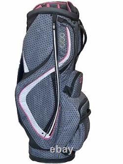 Ogio Majestic 15-Way Women's Cart Golf Bag NEW WITH TAGS Gray with Pink Trim