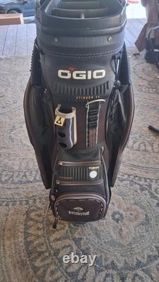 Ogio Stinger Skv Black Golf Cart Bag With 10-way Club Dividers Great Condition