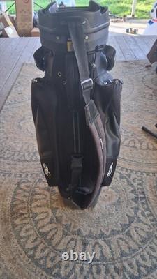 Ogio Stinger Skv Black Golf Cart Bag With 10-way Club Dividers Great Condition