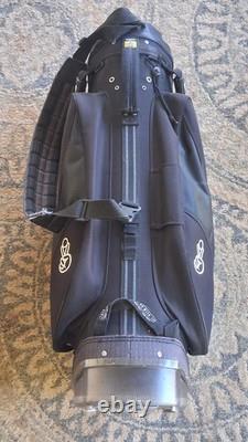 Ogio Stinger Skv Black Golf Cart Bag With 10-way Club Dividers Great Condition