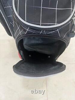 Ogio Woode Cart Golf Bag 14-Way Divider Red Black with Hood