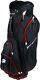 Orlimar Crx 14.6 Golf Cart Bag, 14-way Divider Top, 6 Zippered Pockets/black/red