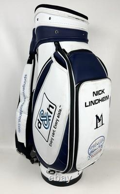 PGA Tour Pro Nick Lindheim 6 Way Cart Golf Bag withShoulder Straps