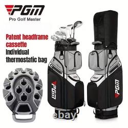 PGM Golf Bag Anti-Club Collision Insert Durable Polyester Black White Gray