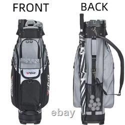 PGM Golf Bag Anti-Club Collision Insert Durable Polyester Black White Gray
